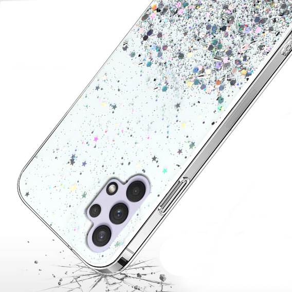 Чoхол до Samsung Galaxy A32 4G, Glittery, прозорий