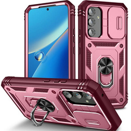 Чехол NOX Camera Slide Samsung Galaxy A54 5G, CamShield Slide, розовый / бордовый