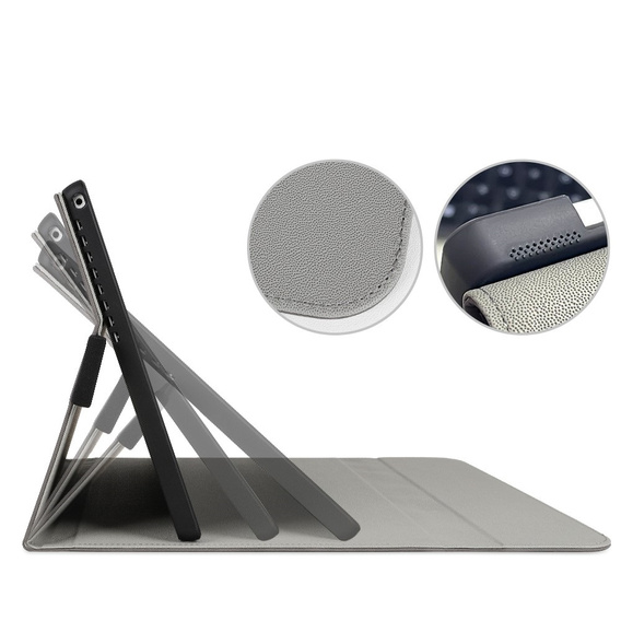 Чoхол до Microsoft Surface Go 3/Go 2/Go, Wallet Pen Slot, сірий