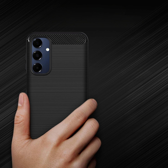Чехол до Samsung Galaxy A16, Carbon, чёрный