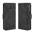 Футляр з клапаном для Xiaomi Redmi Note 9S/9 Pro/9 Pro Max, Card Slot, чорний