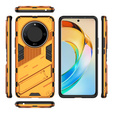 Чохол для Honor Magic 6 Lite 5G, Military kickstand, помаранчевий