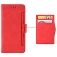 Откидной чехол для Motorola Edge 50 Fusion 5G, Card Slot, красный