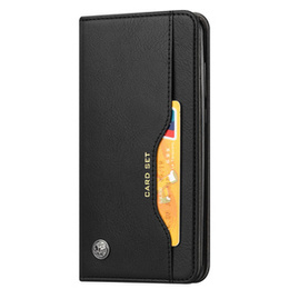 Чехол Wallet до Xiaomi 11T / 11T Pro, Outer Card Slot, Black