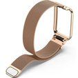Металический браслет с чехлом для часов Xiaomi Mi Band 7 Pro, Rose Gold  
