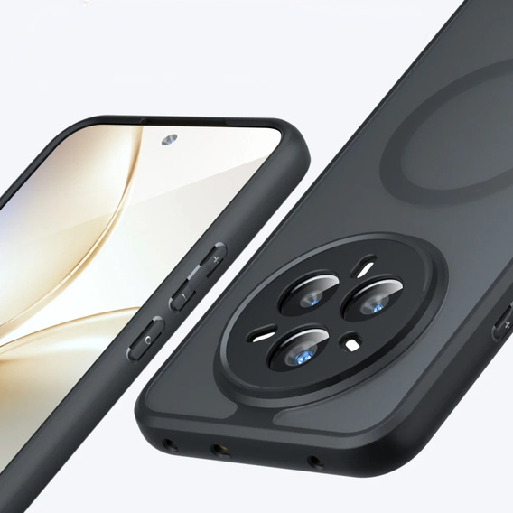 Чохол для Realme 14 Pro+ 5G, для MagSafe, ERBORD Matt Case, чорний