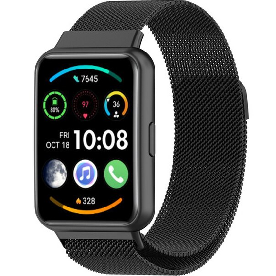 Браслет  MilaneseBand для Huawei Watch Fit 2 - Black