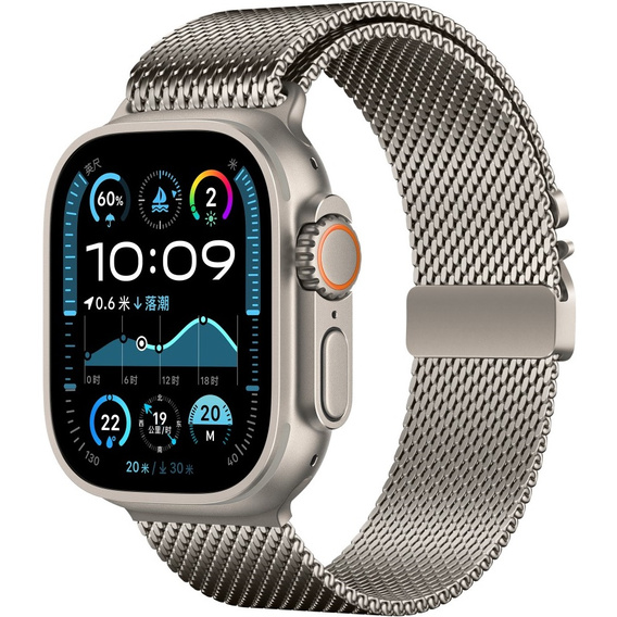 Браслет Milanese для Apple Watch  1/2/3/4/5/6/7/SE (42/44MM) - Black