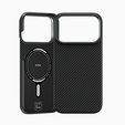 Чохол BENKS Kevlar Armor Air Carbon Fiber 600D A070 до MagSafe для iPhone 17 Pro Max