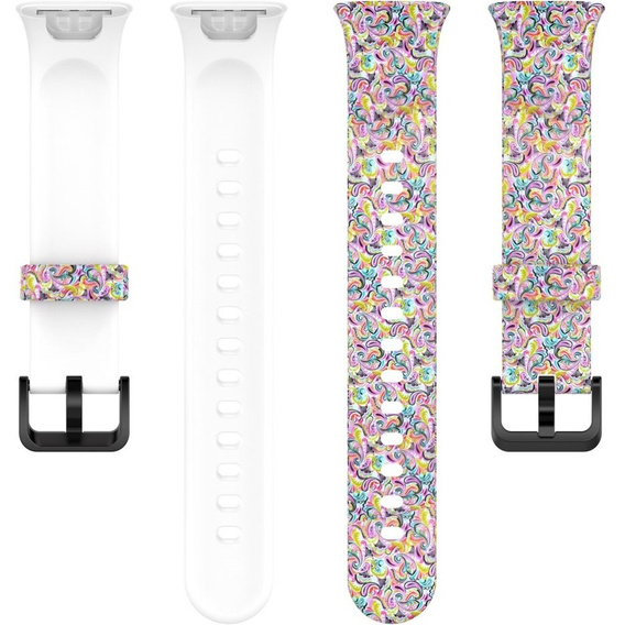 Силиконовый ремешок для Xiaomi Mi Band 7 Pro, Colorful Patterns