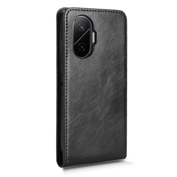 Футляр з клапаном для Xiaomi Poco F7, Flip, чорний