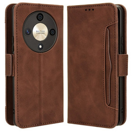 Футляр з клапаном для Honor Magic 6 Lite 5G, Card Slot, коричневий