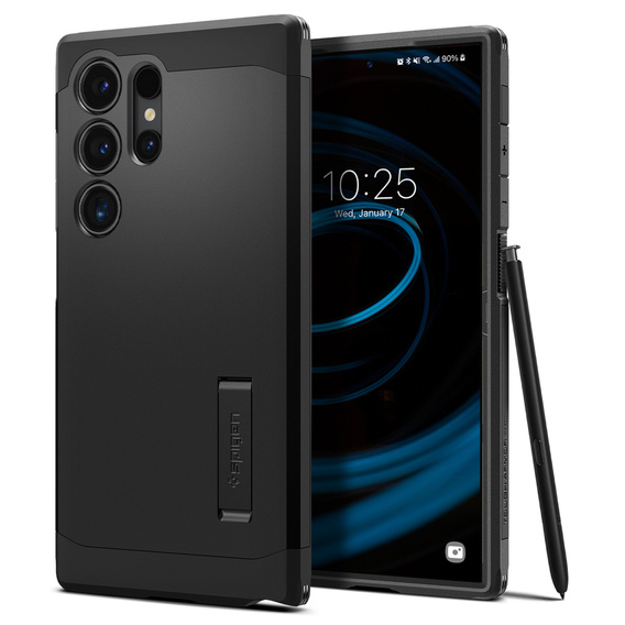 Чехол Spigen до Samsung Galaxy S23 FE, Tough Armor, зелёный
