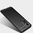 Чехол до Xiaomi Redmi Note 11 / 11S, Carbon, чёрный
