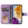Откидной чехол для Samsung Galaxy M15 5G, Mandala, фиолетовый