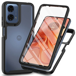 Чехол для Motorola Moto E14 / G24 / G04, Shockproof, с пленкой, чёрный