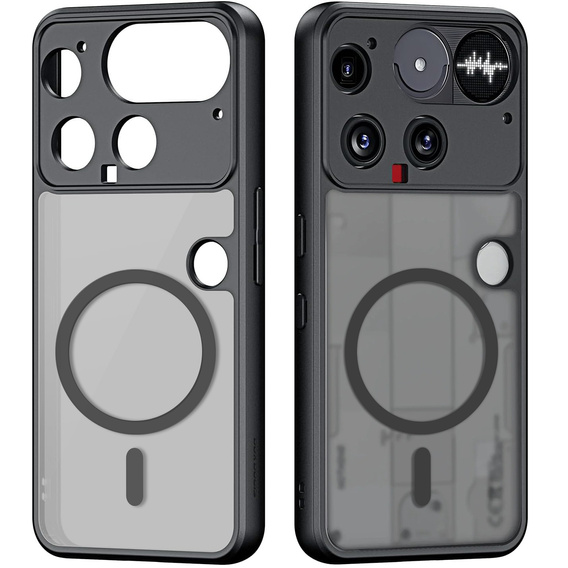 Чохол для Nothing Phone 3 5G, для MagSafe, ERBORD Matt Case, чорний