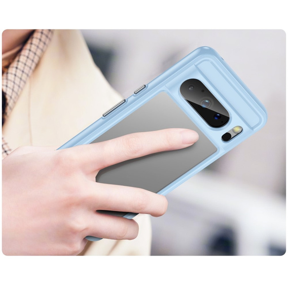 Чехол для Google Pixel 8 Pro, Fusion Hybrid, прозрачный / синий