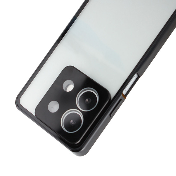 Чохол для Xiaomi Redmi Note 13 5G, Magnetic Dual Glass, чорний