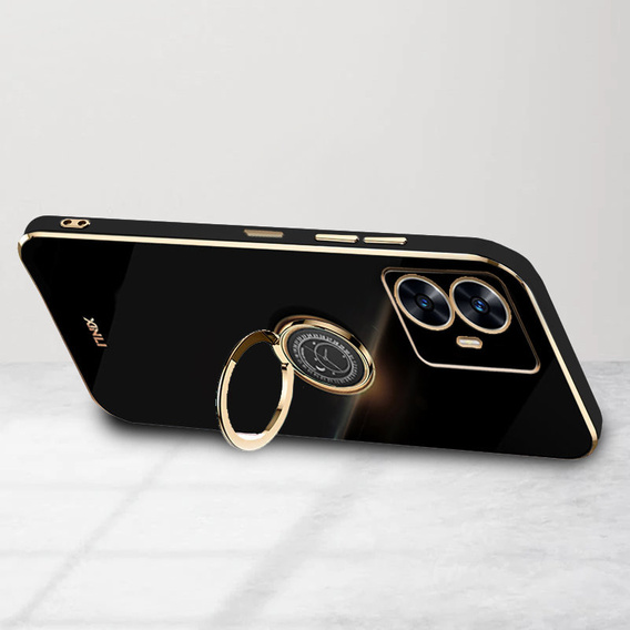 Чехол до Realme C55, Electro Ring, чёрный