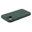 Чехол до iPhone 15, Silicone Lite, тёмно-зелёный