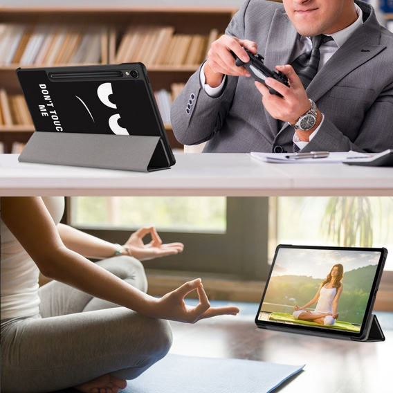 Чехол до Samsung Galaxy Tab S9, Smartcase Hybrid Pen Slot, don't touch me