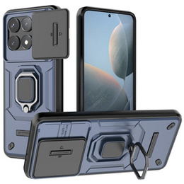 Чохол для Xiaomi Poco F6 Pro, KickStand Camera Lens, м'яти