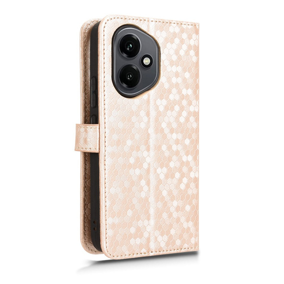 Флип-кейс для Honor 400 5G, Wallet Rhombus, розовый