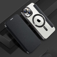 Откидной чехол для iPhone 15, RFID Wallet MagSafe CamShield, чёрный