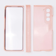 Чехол для Samsung Galaxy Z Fold5 5G, со стеклом, розовый