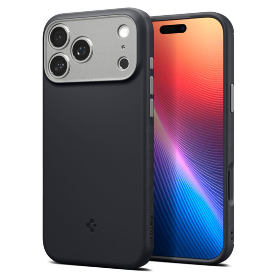 Spigen Чехол для iPhone 17 Pro, Nano Pop Mag MagSafe, черный кунжут