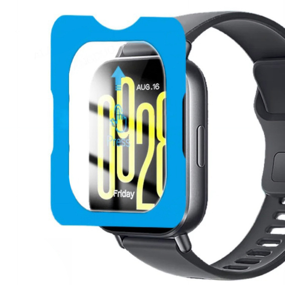 2x Загартоване скло з монтажною рамкою ERBORD для Xiaomi Redmi Watch 5 Active