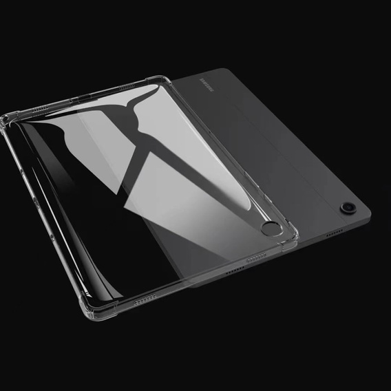 Чохол для Samsung Galaxy Tab A9+, силіконовий, прозорий
