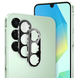 2х гартоване скло ERBORD для камери, щоб Samsung Galaxy S24+ Plus, чорний