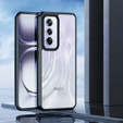 Чехол DuxDucis для Oppo Reno 12 Pro, Aimo case, прозрачный / черный