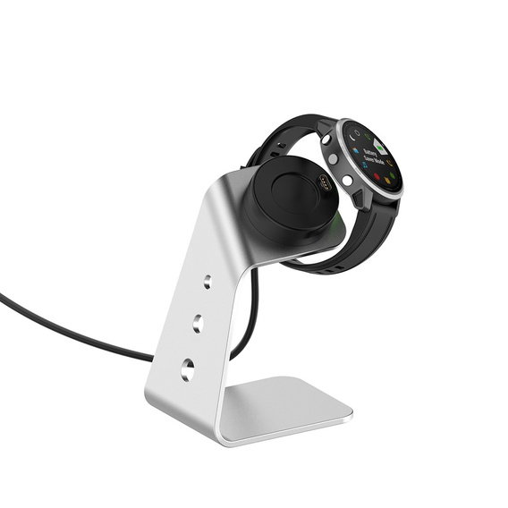 Алюминиевая USB док-станция для Garmin Fenix 7/7S/7X/6/6X/6S, серебристый