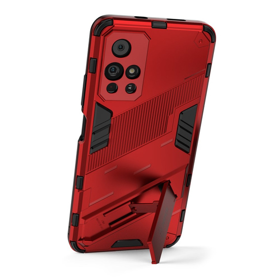 Чехол для Xiaomi Poco M4 Pro 5G / Note 11S 5G, Military kickstand, синий