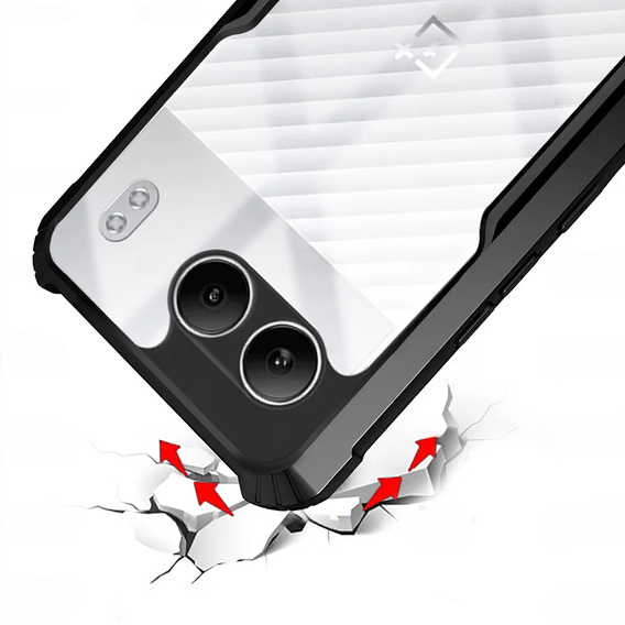 Чехол до OnePlus Nord 4, AntiDrop Hybrid, чёрный
