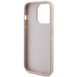 Чехол GUESS до iPhone 15 Pro Max, 4G Metal Gold Logo, розовый