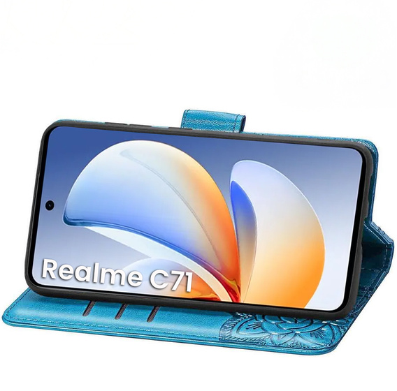 Чохол-книжка для Realme C71, Butterfly, м'яти