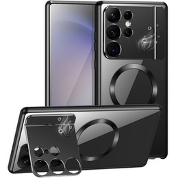 Магнітний чохол для Samsung Galaxy S23 Ultra 5G, Aroma Hybrid, чорний