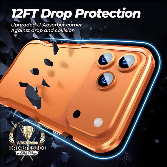 Чехол LUPHIE Armor Bumper для Apple iPhone 17 Pro