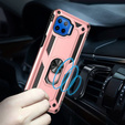 Бронированный Чехол до Motorola Moto G 5G Plus, Nox Case Ring, розовый rose gold