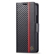 Чохол-фліп для Samsung Galaxy S25 Edge, Carbon LC.IMEEKE, чорний