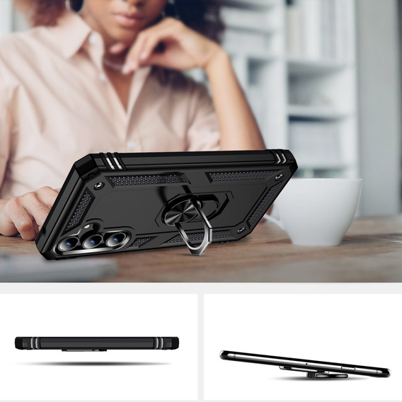 Броньований Чoхол до Samsung Galaxy A55 5G, Nox Case Ring, чорний