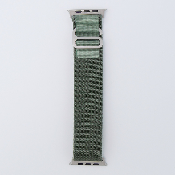 Нейлоновий ремінець для Apple Watch 1/2/3/4/5/6/7/8/SE/ULTRA 42/44/45/49 мм, зелений