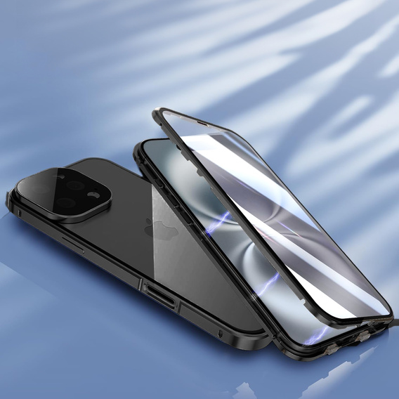Чохол для iPhone 16 Pro Max, Magnetic Dual Glass, чорний
