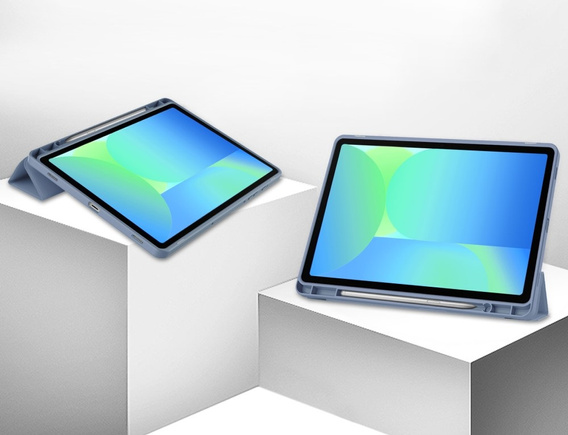 Чехол для Samsung Galaxy Tab S10 FE+ Plus, Smartcase с местом для стилуса, темно-синий