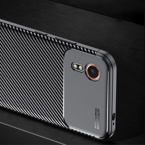Чoхол до Samsung Galaxy Xcover 7, Carbon Gel, чорний