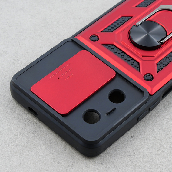 Чехол NOX Camera Slide Infinix Note 30 Pro, CamShield Slide, красный